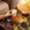 Two-Drawer Nightstand in Rubberwood in rubberwood