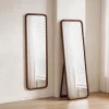 Beech Floor Mirror, Natural in solid wood
