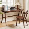 Retro Writing Desk with Drawer Retro Writing Desk with Drawer in rubberwood