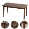 Mid-Century Rubberwood Desk, 55 in