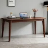 Mid-Century Rubberwood Desk, 55 in