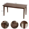 Mid-Century Rubberwood Desk, 63 in