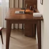 Mid-Century Rubberwood Desk, 63 in