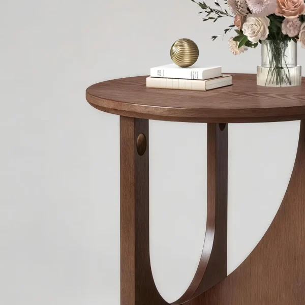 Rustic Solid Wood Side Table, Small Rustic Solid Wood Side Table, Small