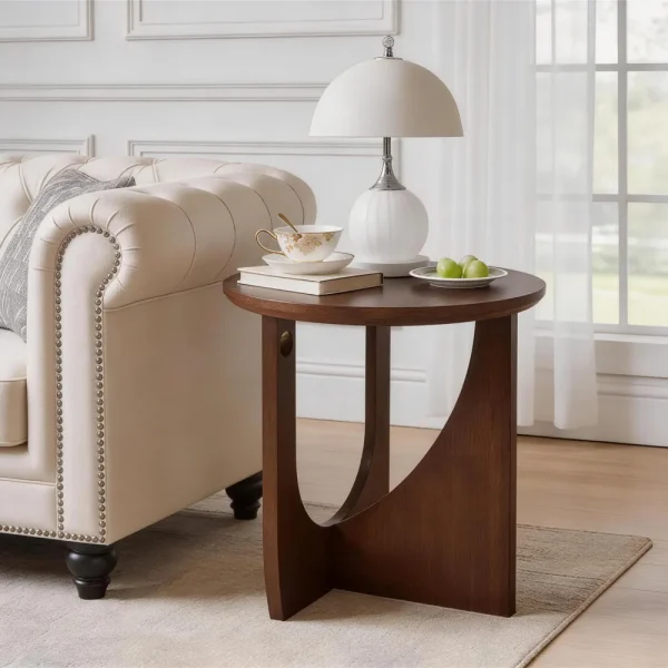 Solid Wood Side Tables, Set of 2 Solid Wood Side Tables, Set of 2