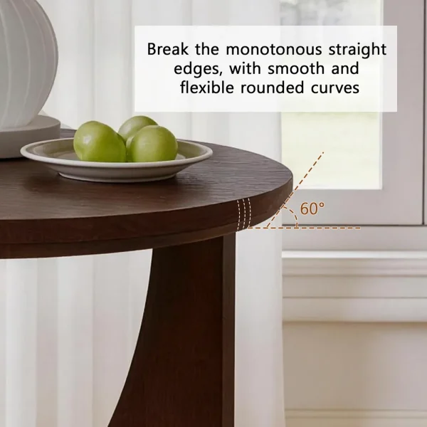 Solid Wood Side Tables, Set of 2 Solid Wood Side Tables, Set of 2