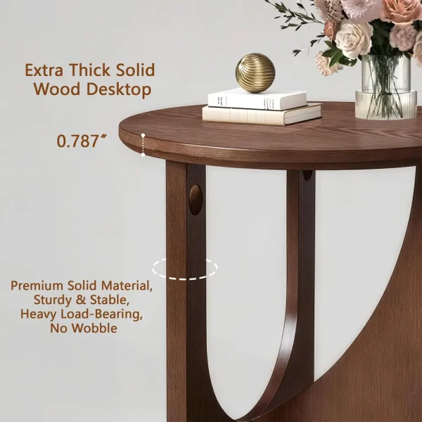 Solid Wood Side Tables, Set of 2 Solid Wood Side Tables, Set of 2