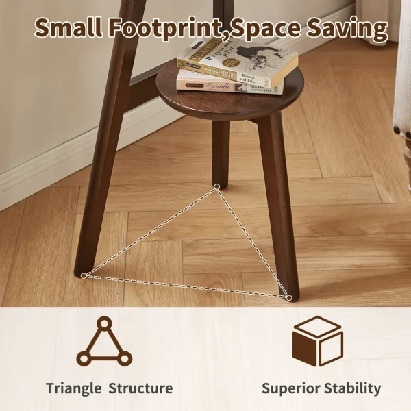 Two-Tier Solid Wood Side Table Two-Tier Solid Wood Side Table