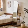 Rotating Mirror with Clothes Rack Rotating Mirror with Clothes Rack