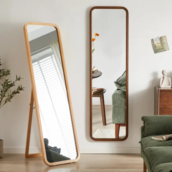 Beech Full-Length Floor Mirror