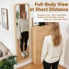 Beech Full-Length Floor Mirror