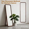 Beech Floor Mirror, Natural