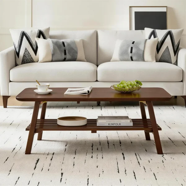 Mid-Century Coffee Table with Storage