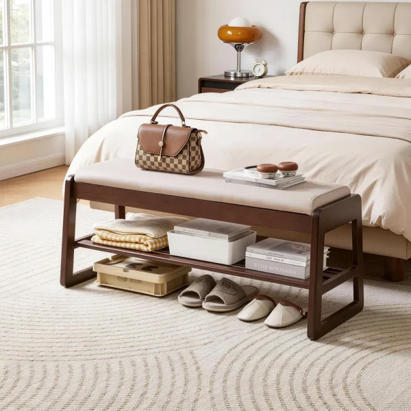 Lift-Top Shoe Bench, 31.5 in