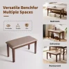 Farmhouse Dining Bench with Cushion Farmhouse Dining Bench with Cushion