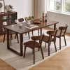 Solid Oak Dining Chairs, Set of 2