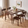 Solid Oak Dining Chairs, Set of 2