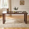 Solid Rubberwood Dining Table, 71 in