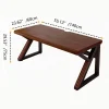 Solid Wood Double Desk, 55 in