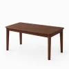 Mid-Century Rubberwood Desk, 55 in
