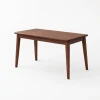 Mid-Century Rubberwood Desk, 63 in
