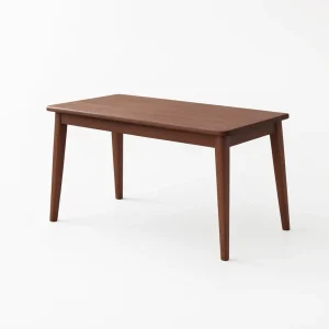 Mid-Century Rubberwood Desk, 63 in