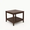 Square Two-Tier End Table with Shelf Square Two-Tier End Table with Shelf