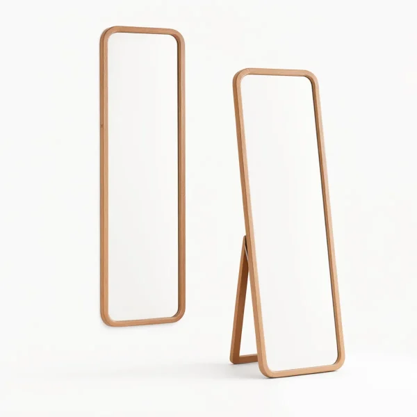 Beech Full-Length Floor Mirror