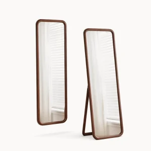 Beech Floor Mirror, Natural