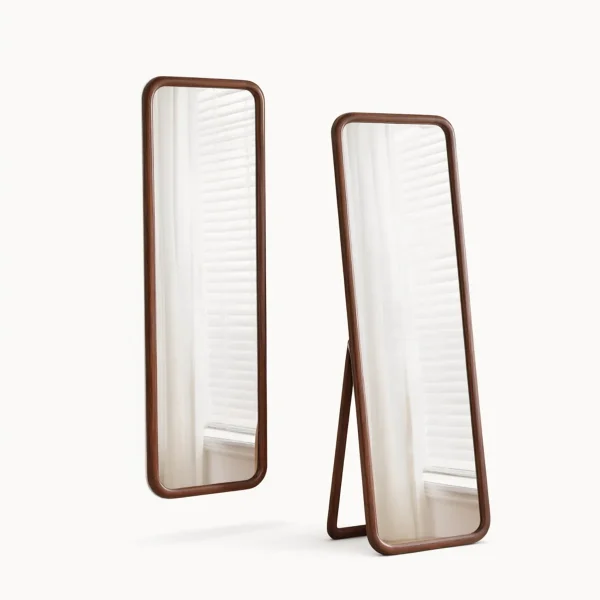 Beech Floor Mirror, Natural