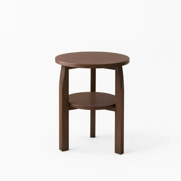 Round Two-Tier Side Table Round Two-Tier Side Table