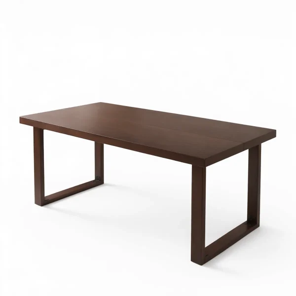 Solid Rubberwood Dining Table, 71 in